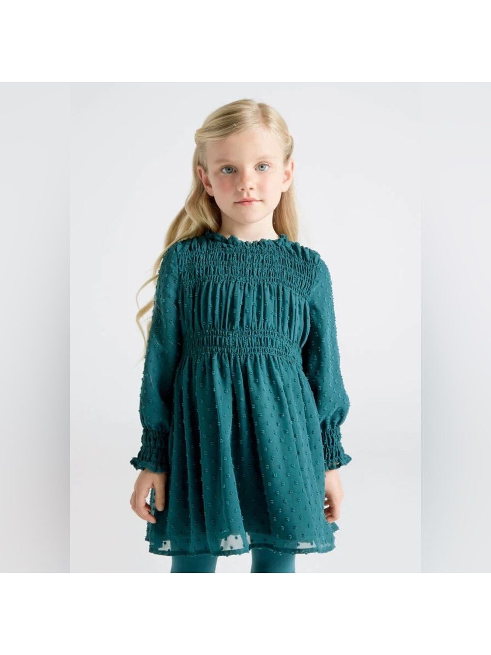 Size 14 Girls Mayoral Christmas Green Kids Formal Dress